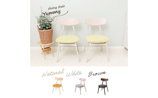 ダイニングチェア Yummy(ヤミー) インテリア 家具 おしゃれ 椅子 キッチン アッシュグレー