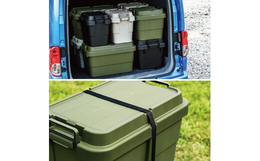 トランクカーゴ TC-50S コンテナボックス 収納 大容量 アウトドア スタッキングブラック