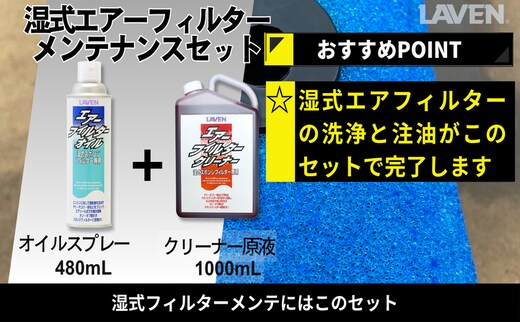 ラベンエアフィルターメンテナンスセット