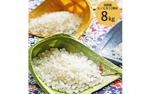 米 令和7年産 加西産 ヒノヒカリ 2等米 白米 8kg(玄米換算) お米 精米 ご飯 白飯 単一原料米