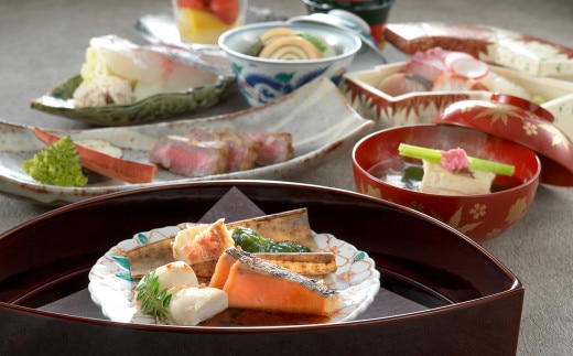 グランドニッコー淡路 日本料理“あわみ”ペアディナー券 ひょうご五国物語 地産地消会席 ディナー（２名様１組）