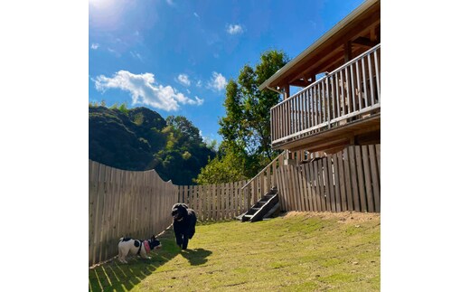 【淡路島COBA】コテージ宿泊利用券（15,000円分） ペットと泊まれる宿