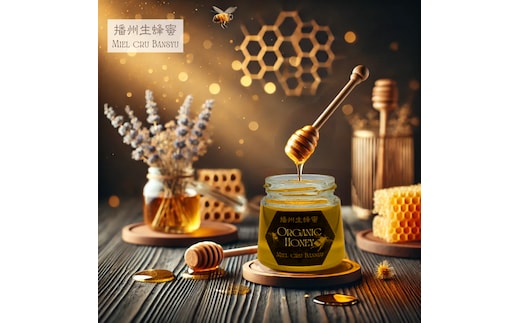 播州生蜂蜜 ～Miel cru bansyu 250g×2個 / 天然 生蜂蜜 はちみつ 非加熱 ハニー