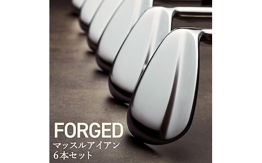 MF-Hマッスルバックアイアン6本セット（＃5-PW）270BD02N.／軟鉄鍛造 フォージド アイアン 国産 ゴルフクラブ ゴルフテック叡智