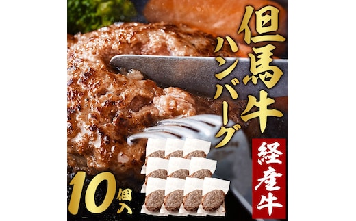 【累計5,000個突破！】但馬牛経産牛ハンバーグ（150g×10個）020AA09N.／個包装 牛肉 黒毛和牛 100% 国産 経産牛 和牛 赤身 味付け ほくぶ バーベキュー bbq キャンプ アウトドア 焼肉 小分け 簡単調理 セット 詰め合わせ 詰合せ 冷凍 お弁当 おかず