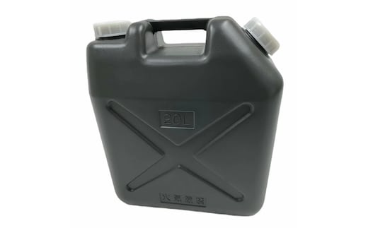 20Lポリタンク（グレー）004IT03N.／防災グッズ 防災 災害対策 災害対策グッズ レジャー アウトドア アウトドアグッズ