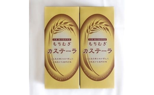 もち麦カステラ2本セット かすてら もちむぎ 贈り物 ギフト