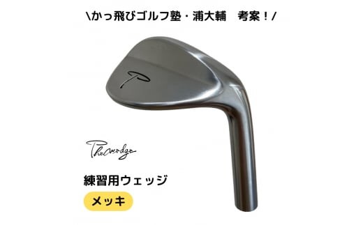 Thewedge 練習用 ウェッジ ( メッキ ) ゴルフウェッジ かっ飛びゴルフ塾 浦大輔 考案 練習用ウェッジ ゴルフウェッジ ゴルフ The Wedge ザ・ウェッジ