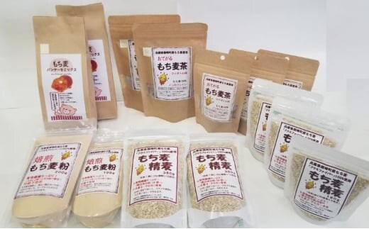 もち麦 てんこもりセット(大) もちむぎ もち麦茶 パンケーキミックス もち麦粉