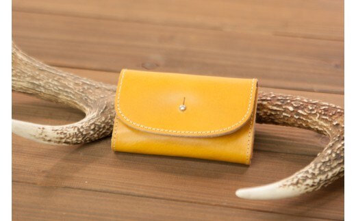 本革 名刺入れ 日本製 レザー 革製品 高級 ビジネス Bliss ピット鞣し WH-07 マスタード