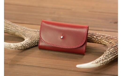 本革 名刺入れ 日本製 レザー 革製品 高級 ビジネス Bliss ピット鞣し WH-07 レッドブラウン