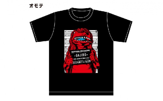 アメコミ風ガジロウTシャツ赤 S