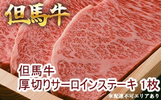 但馬牛 厚切り サーロイン ステーキ 300g×1枚 計300g [ 牛肉 お肉 ブランド牛 キャンプ BBQ アウトドア バーベキュー ギフト 母の日 父の日 ] 牛肉・サーロイン・但馬牛サーロインステーキ・但馬牛・ステーキ