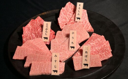  神戸牛 希少部位食べ比べ5種 1200g ミスジ ヒウチ 三角バラ トウガラシ マルシン