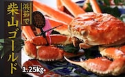 【先行予約】【柴山がに 浜茹で 最高級 柴山ゴールド ボイル後重量1.2kg 冷蔵】令和7年11月中旬以降順次発送予定 カネニ 06-03