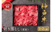 【神戸牛 神戸牛切り落とし 250g（黒折箱入り）】冷凍 牛肉 和牛 但馬 神戸 香美町 村岡 和牛セレブ 58-11