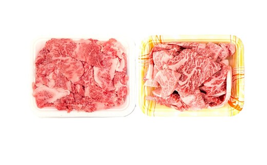 但馬牛スライス&但馬牛焼肉用切り落とし 計500g（スライス切り落とし250g・焼肉用切り落とし250g）冷凍 牛肉 香美町 72-22