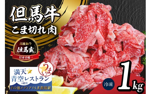 【但馬牛 究極の但馬牛 “但馬玄“ こま切れ肉500g（500g×2パック）】冷凍 上田畜産 01-14