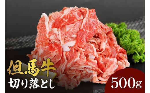 【但馬牛 切り落とし500g】冷凍 村岡ファームガーデン 02-02