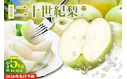 2026年産 先行予約【梨 20世紀梨 香住梨 5kg 小さめ（1玉250g～300gを16～20玉）】【令和8年8月下旬以降発送予定】 JAたじま 12-09