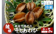 【干しあわび 5個入り 小サイズ 冷凍】発送目安：入金確認後2週間以内  美嶋丸 20-16