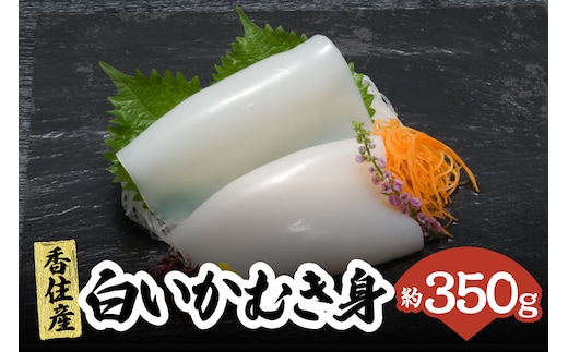 先行予約【兵庫県香美町産 刺身用白いかむき身 約350g 冷凍】令和8年6月下旬以降、順次発送予定 宿院商店 33-32