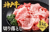 神戸牛 切り落とし 1kg（250ｇ×4）冷凍 61-09