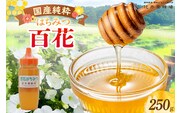 【国産純粋 百花はちみつ 250g】辻井養蜂場 81-02