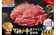 神戸牛ばら焼肉300g 神戸牛かたスライス300g 計600gセット 冷凍 牛肉 香美町 93-06