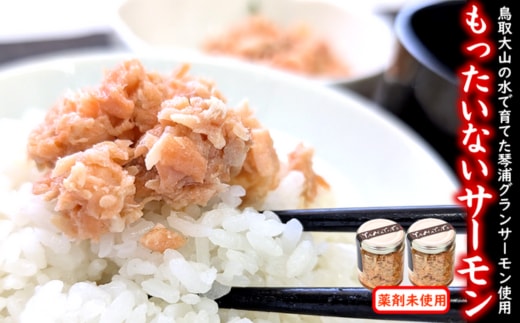 もったいないサーモンほぐし身 2本 国産 鳥取琴浦グランサーモン 無添加 無投薬養殖で安心 訳あり