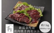 鹿肉焼肉セット　計約1kg(約500g×2)