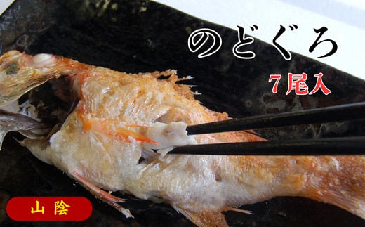 山陰のノドグロ 7尾入 煮付け、塩焼きに!