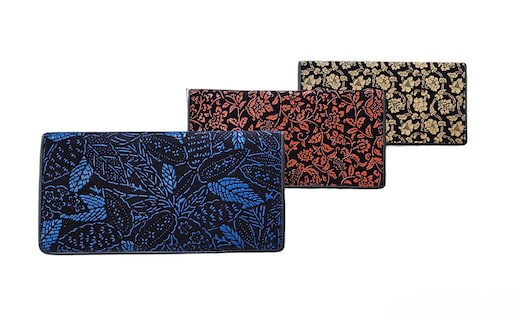 印傳 長財布束入 小銭入なし(女性用)