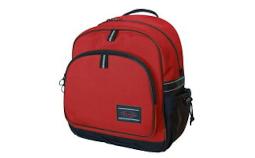 キッズリュック DP-01 レッド／小さめ 軽量 通学 遠足 幼稚園 小学生 かわいい おしゃれ 子供 丈夫 バックパック チェストベルト付き リュックサック ふるさと納税