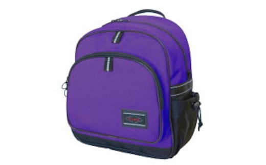 キッズリュック DP-01 パープル／小さめ 軽量 通学 遠足 幼稚園 小学生 かわいい おしゃれ 子供 丈夫 バックパック チェストベルト付き リュックサック ふるさと納税