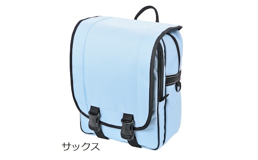ランドセルリュック RD-41 サックス／背負いやすい 蒸れにくい 軽い ランドセル代わり おしゃれ ナイロン 防水 撥水 スクールバッグ 軽量 ふるさと納税
