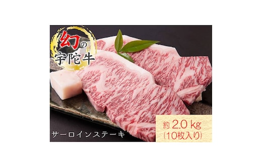 名産 認定肉 宇陀牛 サーロイン ステーキ 10枚 計2kg 国産 黒毛和牛 チルド / 山繁 ふるさと納税 牛肉 人気 BBQ キャンプ 寄付 ランキング おすすめ グルメ 肉 返礼品 送料無料