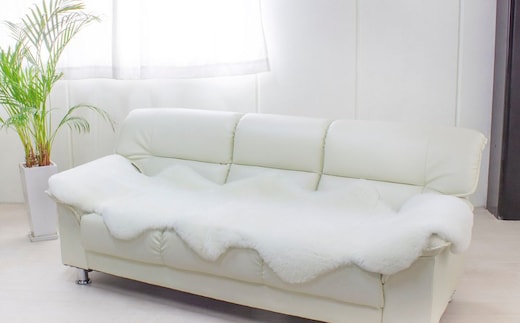 奈良 (株)マスダ製 ムートン フリース 2匹物 毛長28ｍｍ／ 羊毛皮 羊毛 スプリングラム 100％使用 天然素材 インテリア ラグ オールシーズン 通年 贈り物 プレゼント 誕生日 記念日 株式会社マスダ 奈良県 宇陀市 ふるさと納税