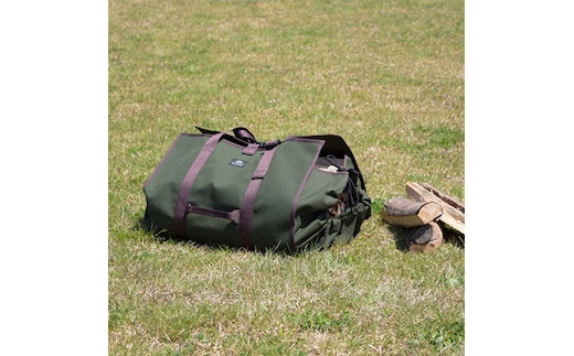 キャンプ・焚き火用 薪バッグ ／ 薪キャリー 薪入れ ログキャリー ショルダー薪バッグ ME-004