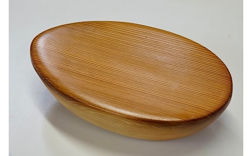 吉野杉 雫型 弁当箱／津田瑞苑 ボウル 木製 スギ ガラス ウッド コート コーティング 奈良県 宇陀市
