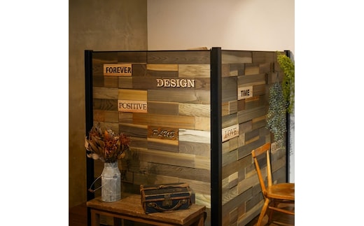 パーテーション 「KUMIKI」 ～組木～ スリム／ＫＩＺＡＩＫＵ Ｃ＋ 無垢 手作り おしゃれ インテリア 奈良県 宇陀市