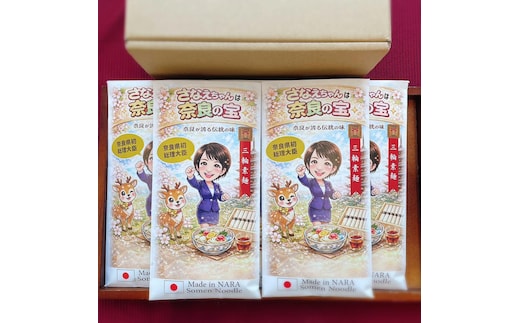 さなえちゃんそうめん 三輪素麺 誉 （50ｇ×5束）×10袋