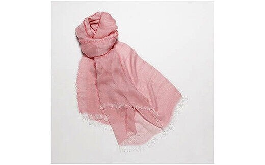 やわらかストール 「オリジナル大判」 桜色 ／ 笹田織物 ファッション オシャレ 奈良県 田原本町