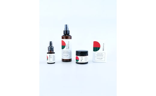 スイカ コスメ セット ／ 萩原農場 石鹸 化粧水 美容オイル クレンジング スキンケア エイジング 奈良県 田原本町