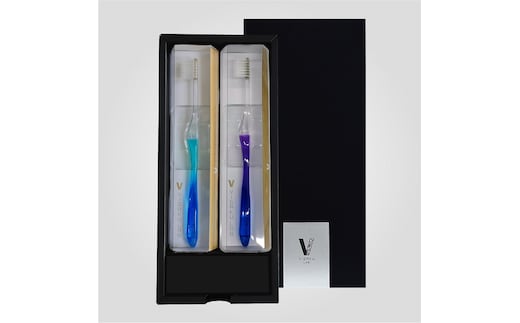 VIGAKU LAB.ギフトセット グラデーションクールカラー ／ タナベ 歯ブラシ クレンジングブラシ ビガクラボ ハミガキ 大人用 プレゼント ギフト 奈良県 田原本町