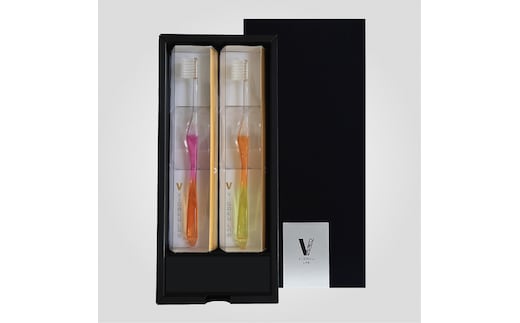 VIGAKU LAB.ギフトセット グラデーションウォームカラー ／ タナベ 歯ブラシ クレンジングブラシ ビガクラボ ハミガキ 大人用 プレゼント ギフト 奈良県 田原本町
