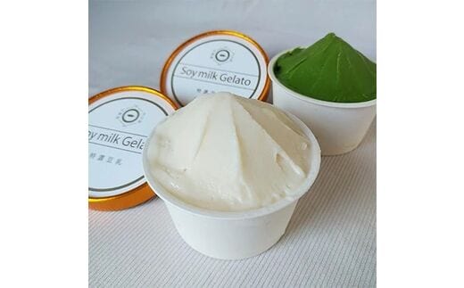 （冷凍） 植物性100% 大和大鉄砲大豆の豆乳ジェラート 2種類 ／ 三木豆腐 特濃豆乳 大和抹茶 スイーツ アイス デザート ヘルシー ダイエット 幻 奈良県 田原本町