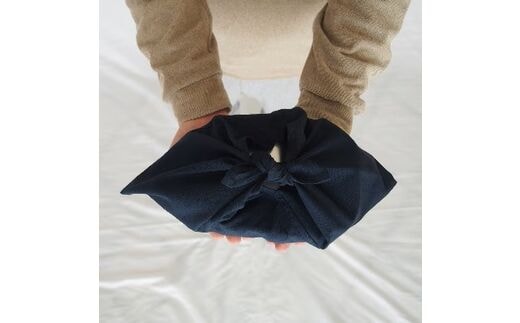 あづま袋 Sサイズ 1セット カラー 紺 お弁当袋に。 ／ Maco エコバッグ 風呂敷 手ぬぐい 奈良県 田原本町