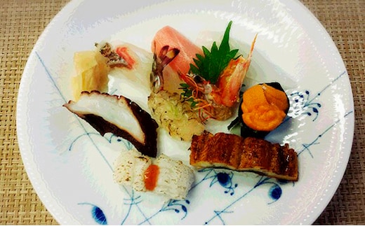 鬼楽 特選上にぎりお食事券（4人前） チケット お寿司 魚介類 