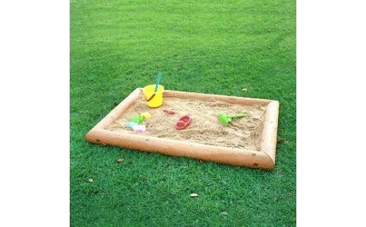 木製砂場（大） カーキ
